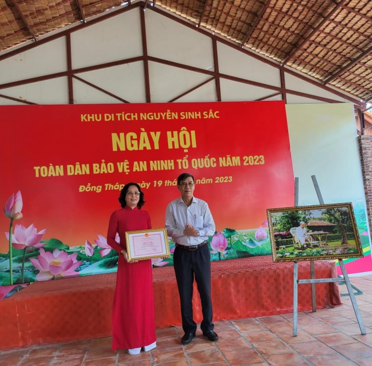 Khu di tích Nguyễn Sinh Sắc tiếp tục phát huy phong trào toàn dân bảo vệ an ninh Tổ quốc