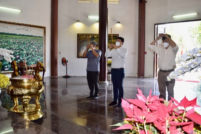 Khu Di tích Nguyễn Sinh Sắc đón trên 2.500 lượt khách tham quan dịp Tết nguyên đán Nhâm Dần 2022