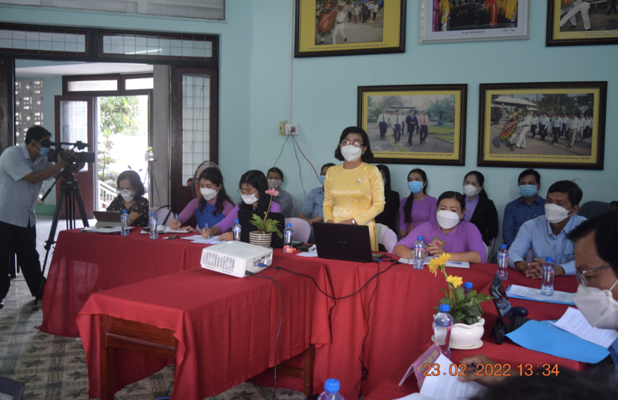 Lãnh đạo Sở Văn hóa, Thể thao và Du lịch làm việc với ban quản lý Khu Di tích Nguyễn Sinh Sắc